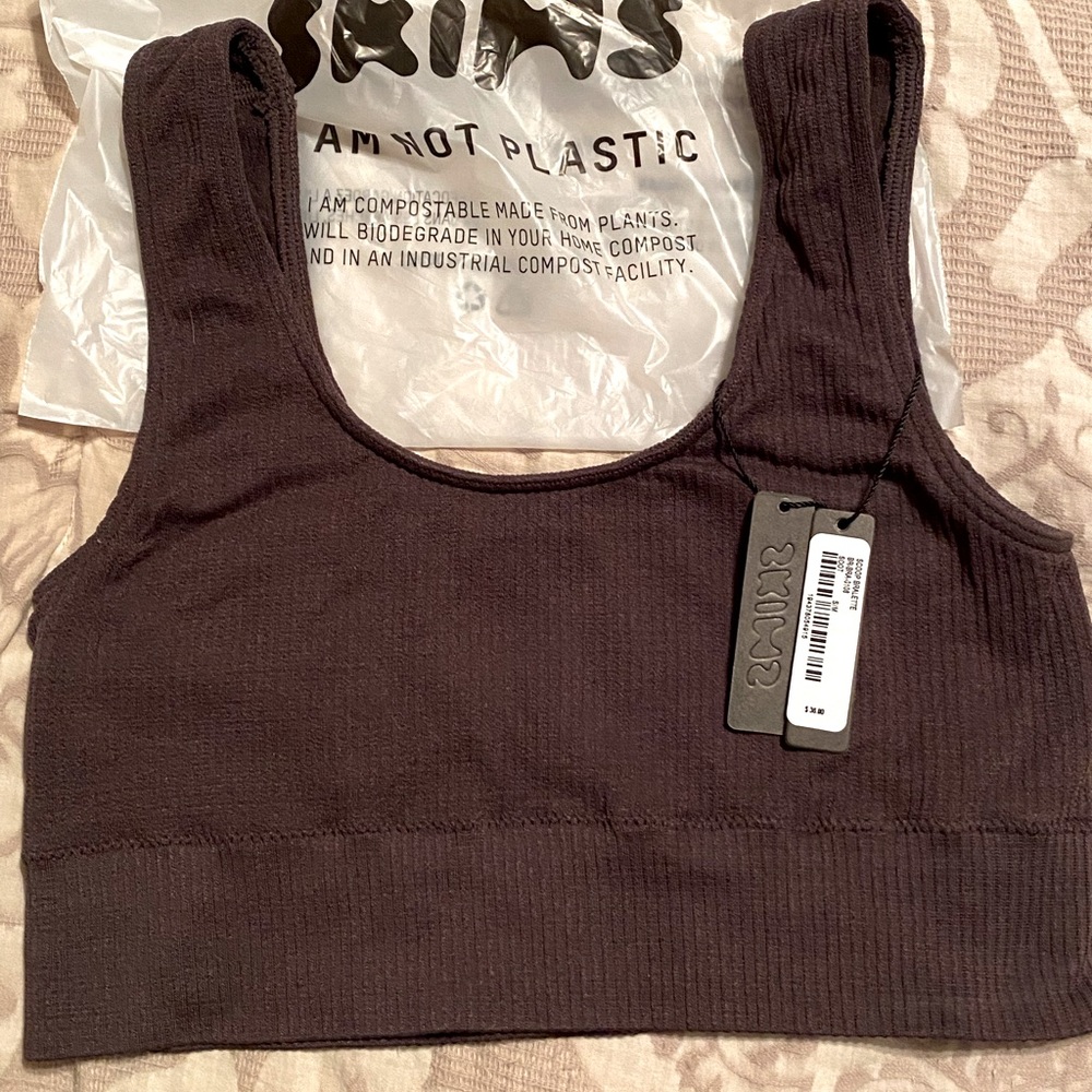 NWT Skims Stretch Rib Bralette